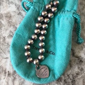 Tiffany heart charm bracelet